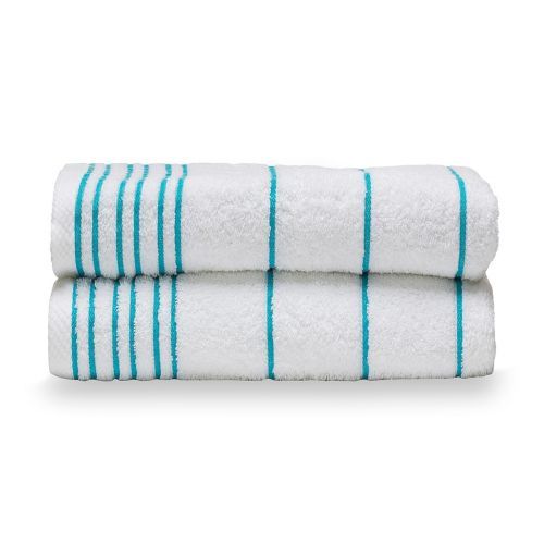 Sanibel Pencil Stripe Pool & Beach Towel - Pack of 2, Teal